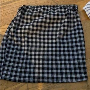 Plaid skirt